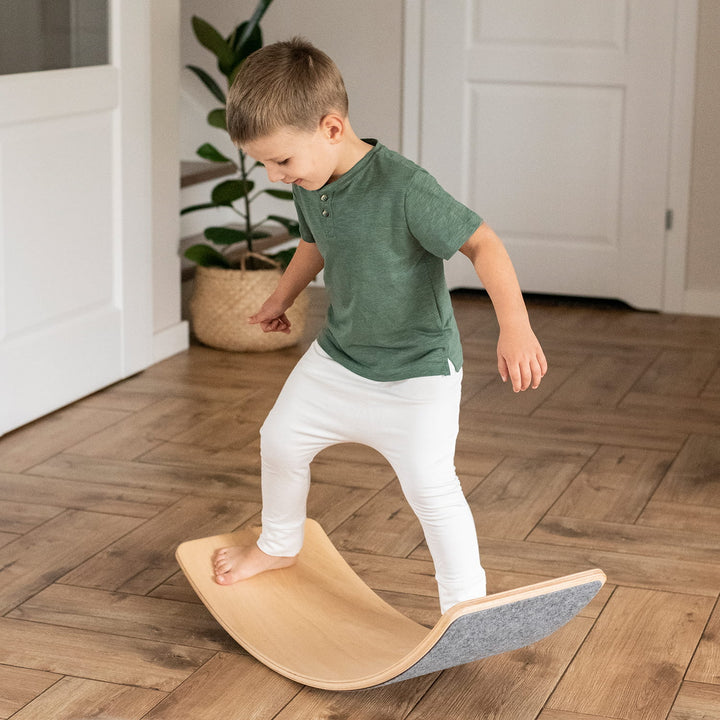 Meow Baby Wooden Balance Board  - Hola BB
