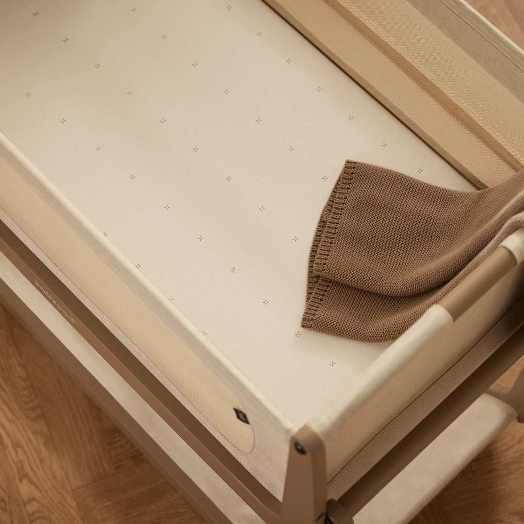 Duo de draps‑housses pour SnuzPod et lit bébé
