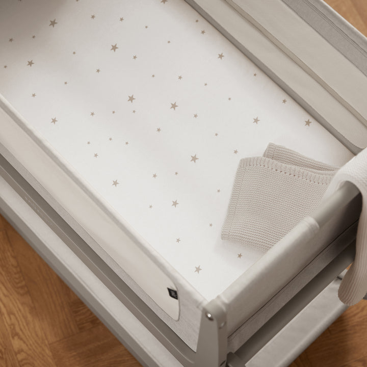 Duo de draps‑housses pour SnuzPod et lit bébé