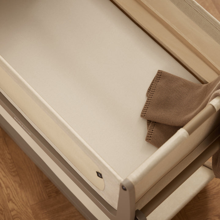 Duo de draps‑housses pour SnuzPod et lit bébé