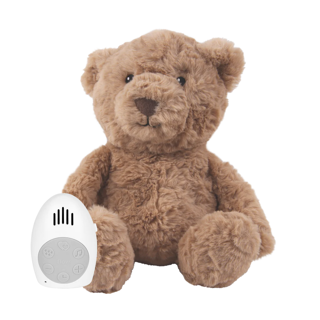 Flow Amsterdam Lou Bear - Heartbeat comforter Flow Brown - Hola BB