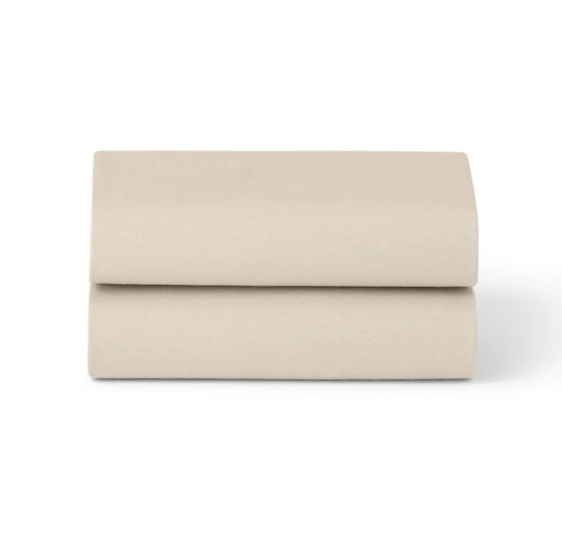 Duo de draps‑housses pour SnuzPod et lit bébé