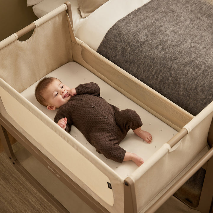 Duo de draps‑housses pour SnuzPod et lit bébé