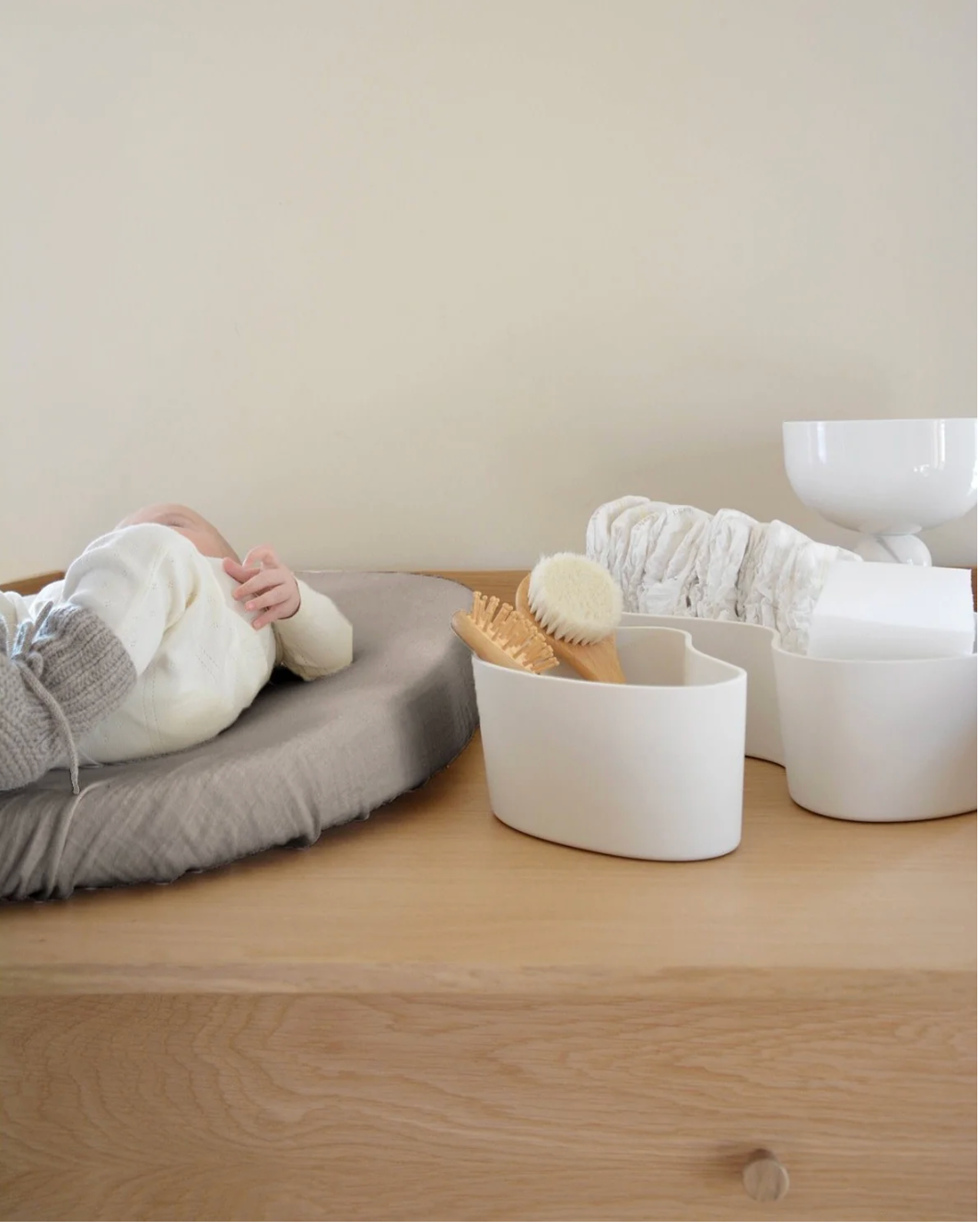 Housse de coussin ovale Calm