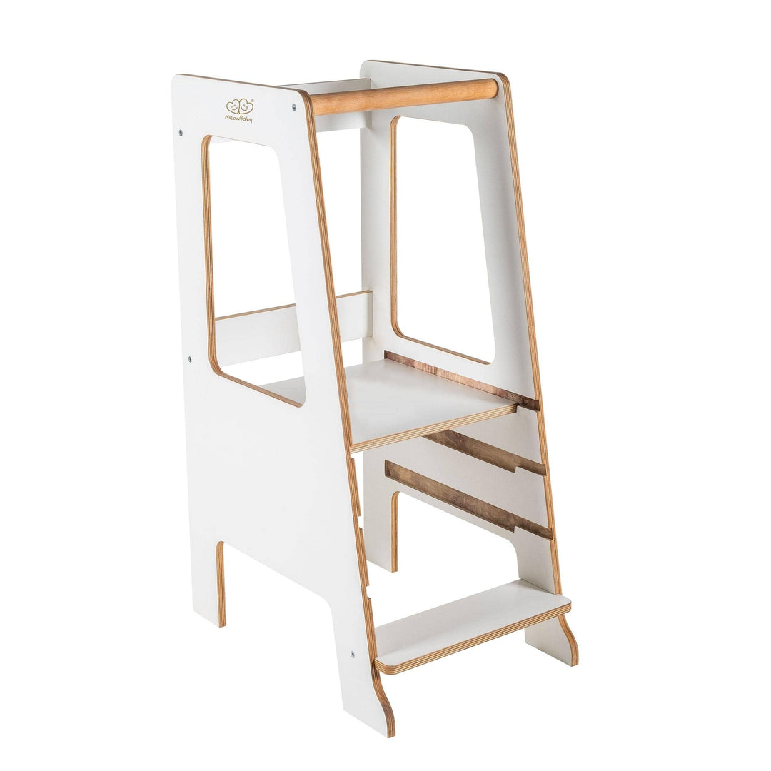 Meow Baby Montessori Learning Tower - with step stool Skandi - Hola BB